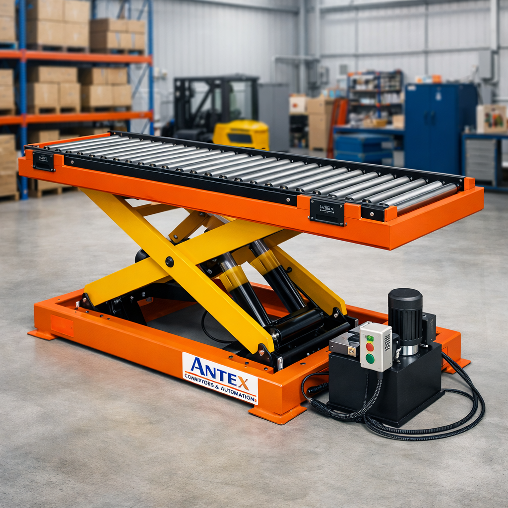 scissor lift conveyor